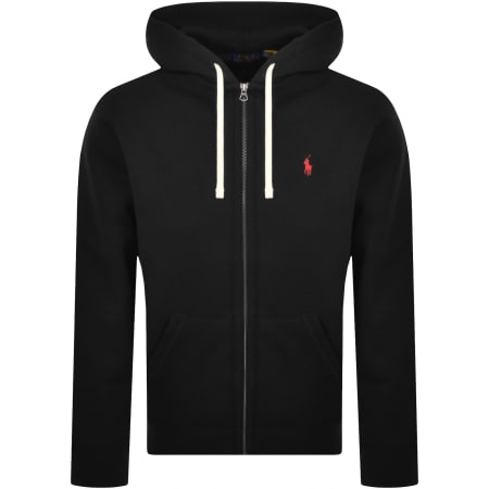 Ralph Lauren Full Zip Hoodie Black | Mainline Menswear